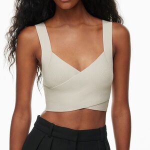 Aritzia Babaton Sculpt Knit Greek Tank